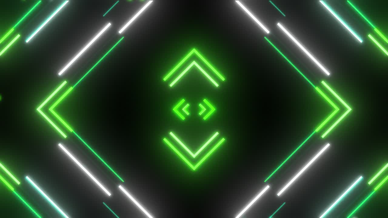 patrón geométrico de neón