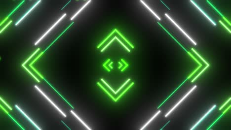 patrón geométrico de neón