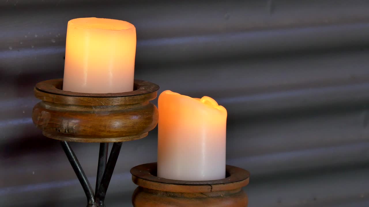 tiro de flor y vela utilizada para un funeral