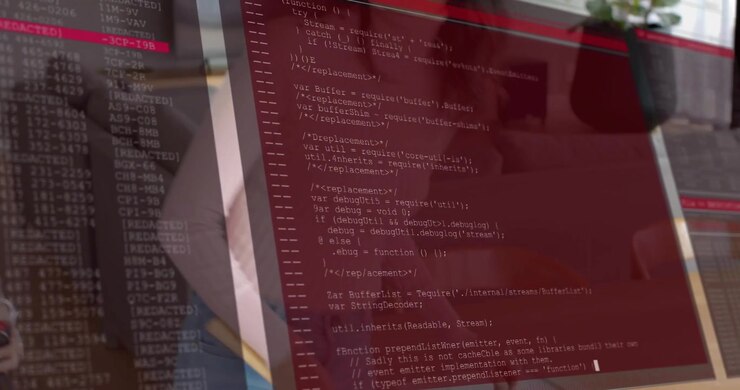 Two women mounting bracket for smart home device, code overlay showing setup and displaying tablet