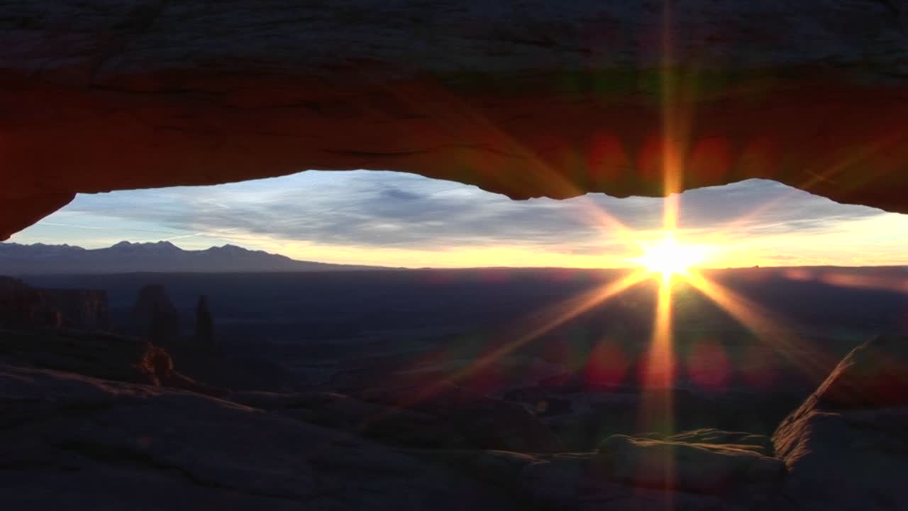 캐년랜드 국립공원 유타 3의 메사 아치
