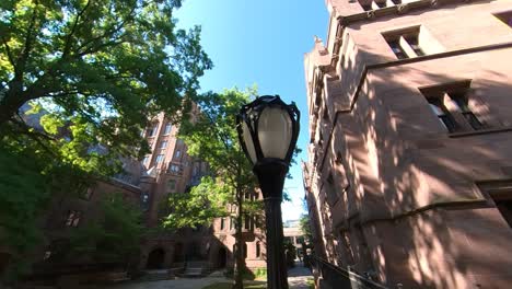 yale campus light post jib up 4k