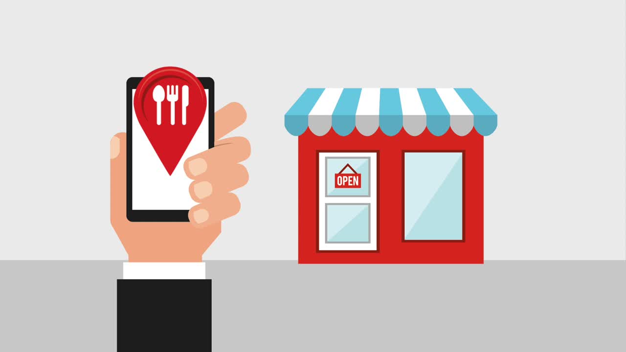 식품 배달과 관련된