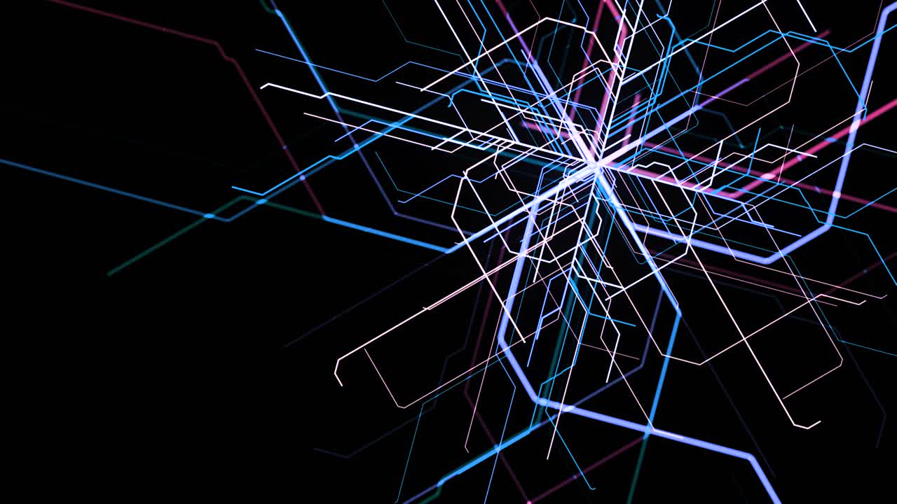 diseño abstracto de la red