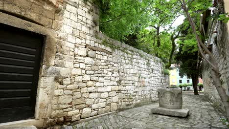 summer, sunshine view of the croatian old town - istria region - mediterranean sea-europe