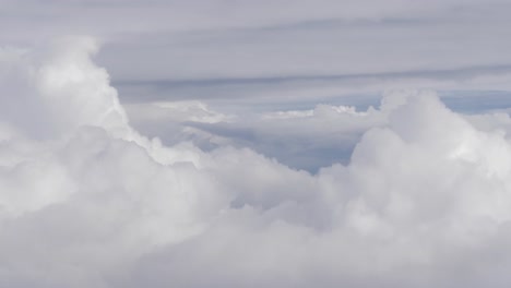 passing clouds in the sky