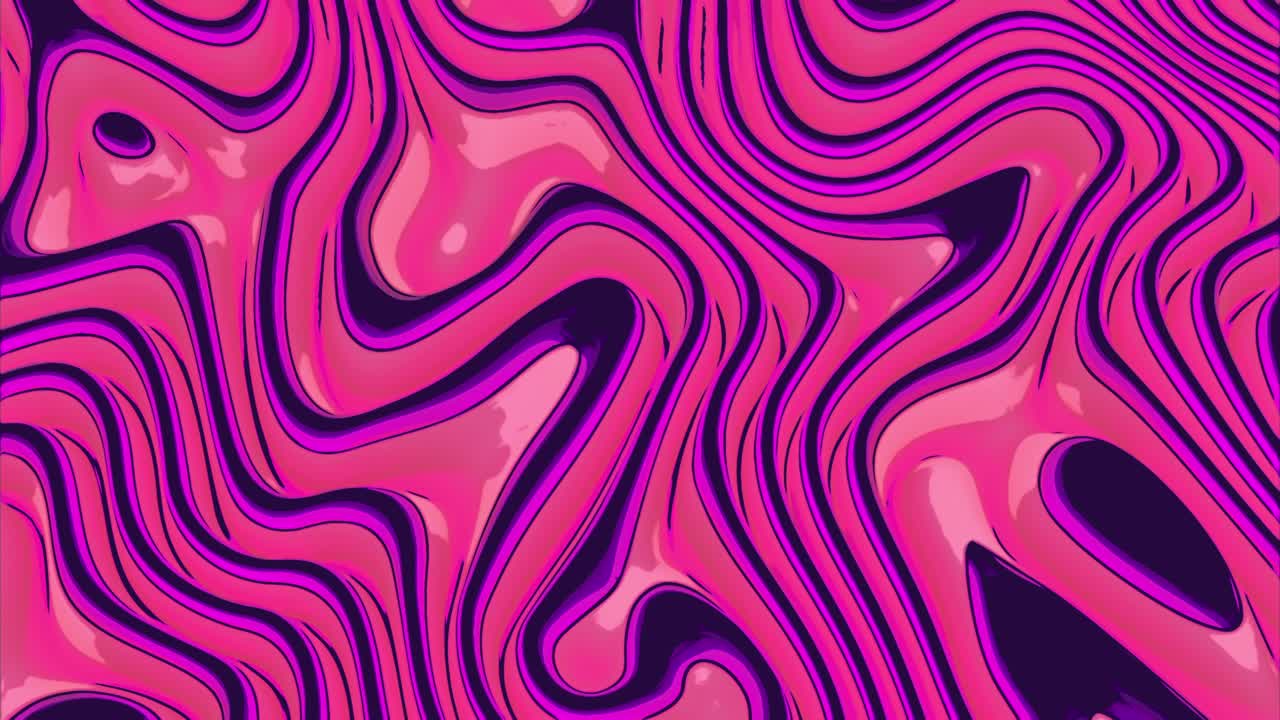 Abstract Pink and Purple Swirling Wave Background