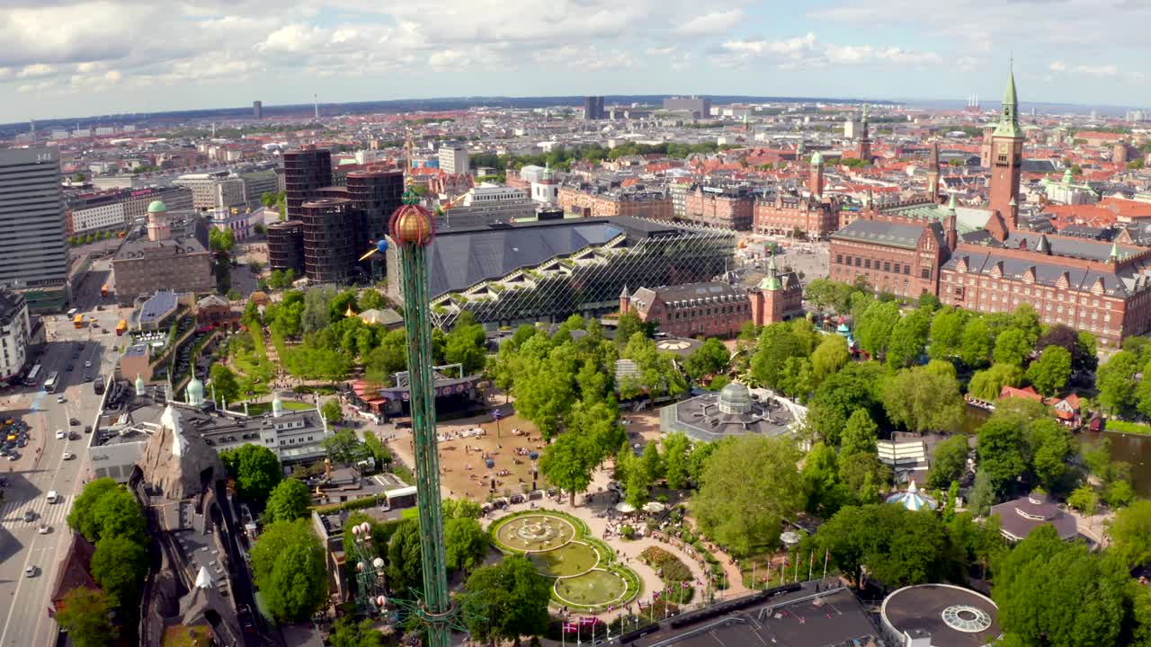 코펜하겐의 공중 풍경