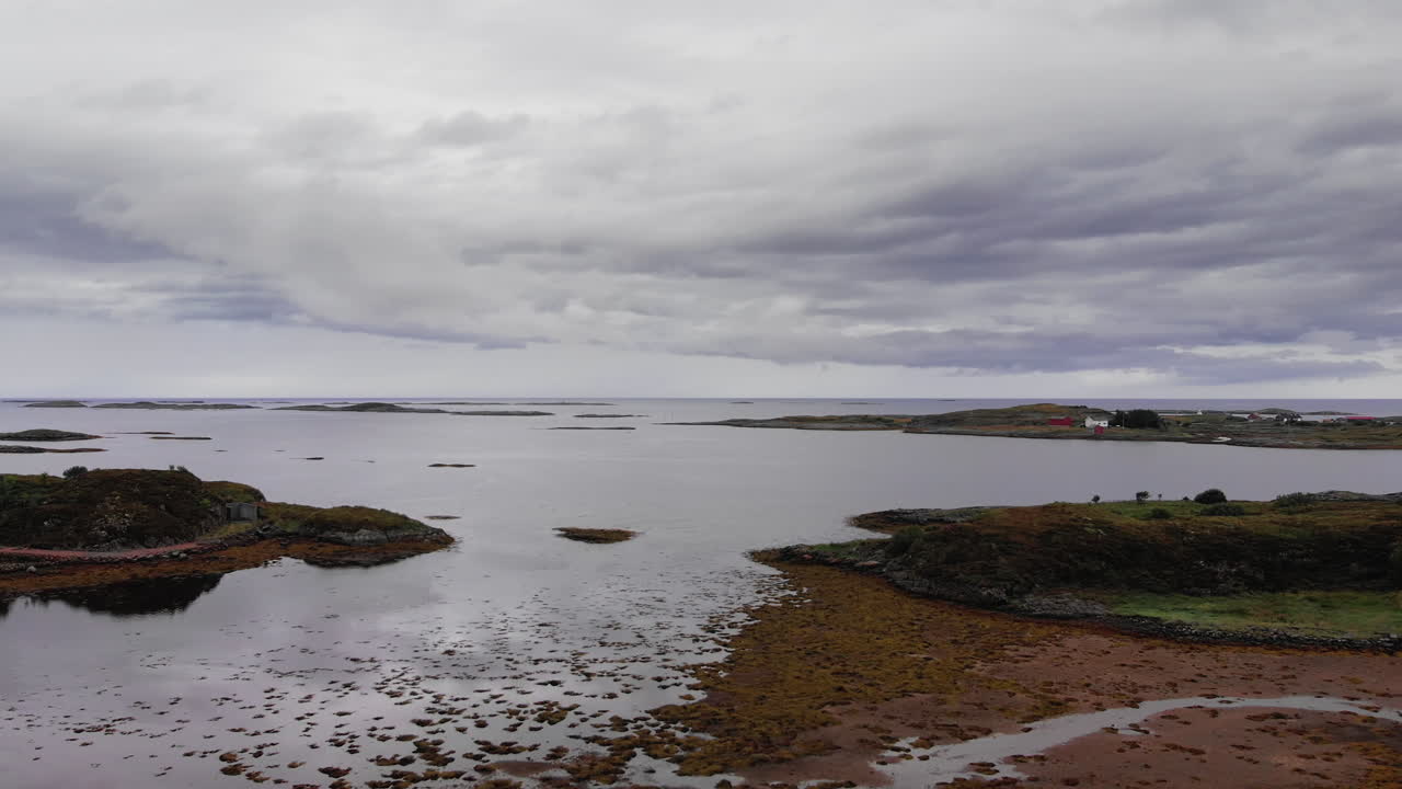 Calm waters bay in Norway