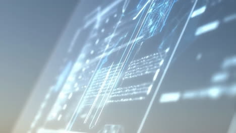 Abstract Digital Data Interface Background
