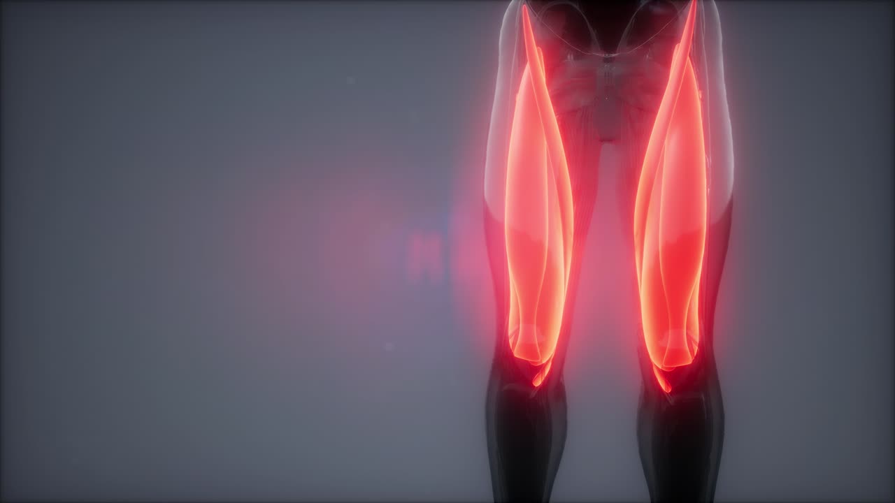 허 ⁇ 지 근육 - 눈에 보이는 근육 해부학 지도