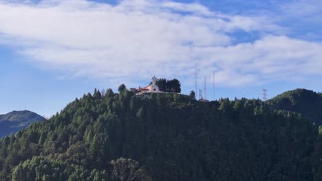 santuario de la virgen de guadalupe en bogotá en cundinamarca, colombia