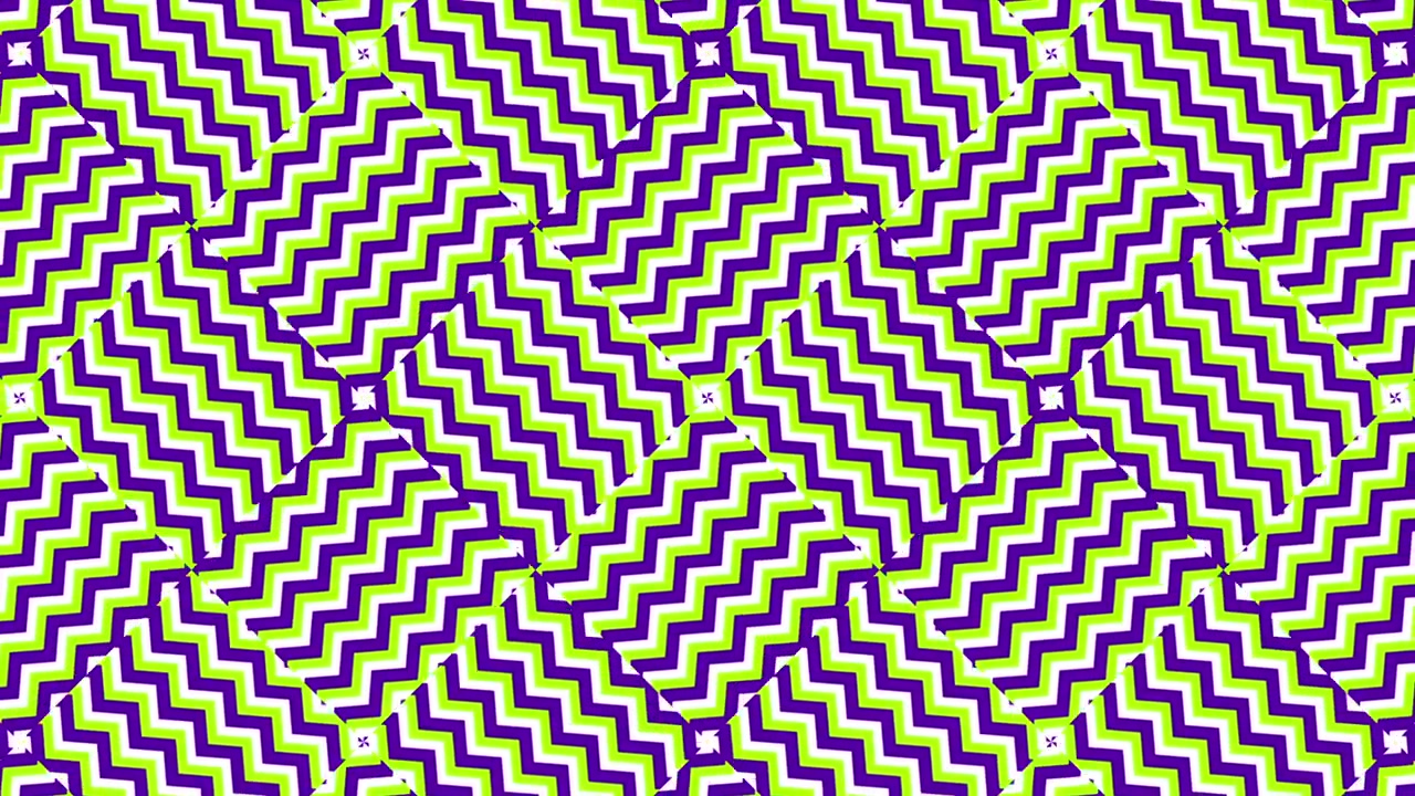 Levende Abstrakt Zigzaglinjer Optisk Illusion Bevægelig Baggrund
