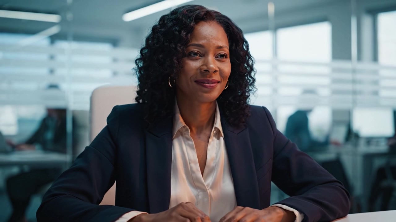Focused Professional Analyzing Documents in Modern Office Setting, Demonstrating Concentration and Engagement with Work Tasks for Effective Decision Making