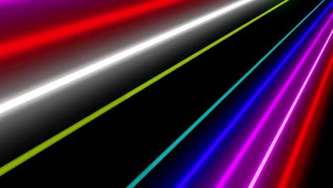 neon line illumination animation motion graphics