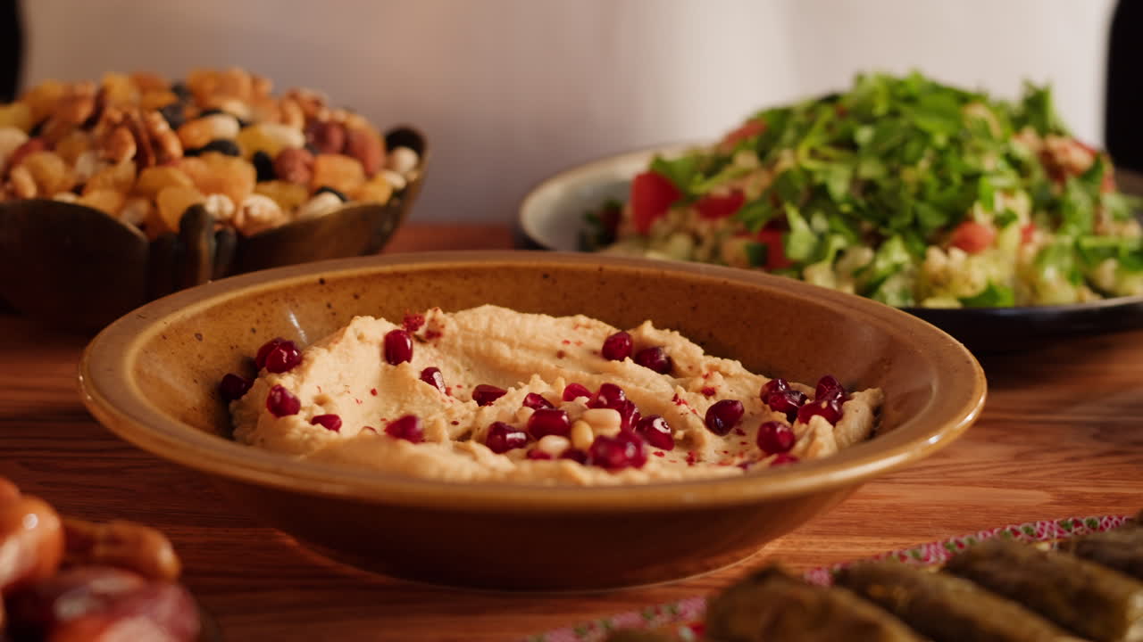 Hummus and Mediterranean Appetizers