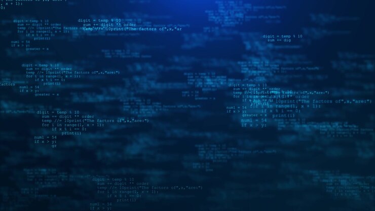 4k programming computer script code abstract technology background of software developer blockchain