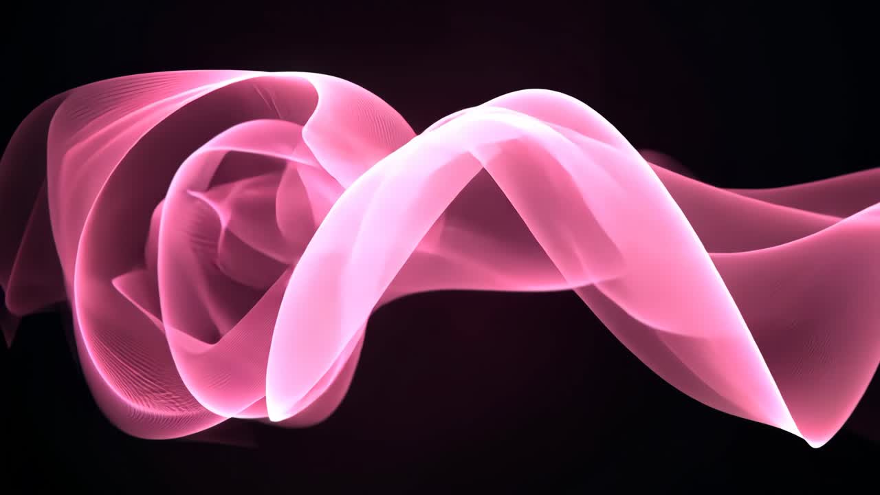 Abstract Pink Wave