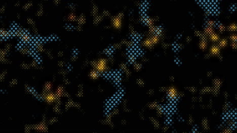 Random-yellow-and-blue-dots-pattern-with-grunge-texture