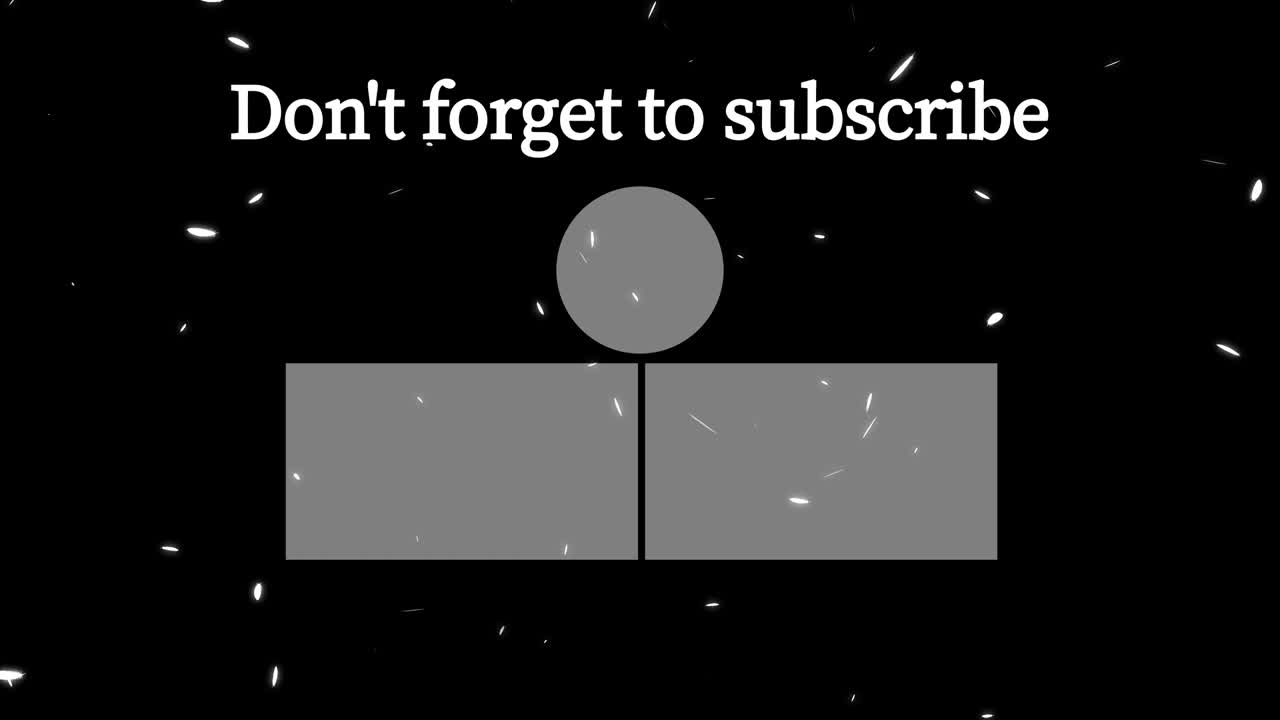 털 떨어지는 입자 끝 카드 끝 화면 모션 그래픽