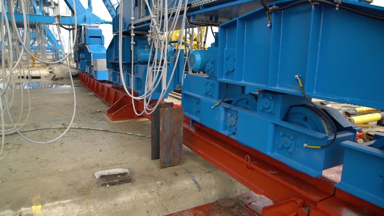 Industrial Machinery Construction Site