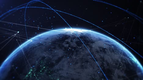 Tierra-Conectada-Digital-En-Red-Conectividad-Digital-Global-4k