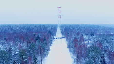 Stromleitung.-Stromleitungen.-Stromturm.-Elektrischer-Turm