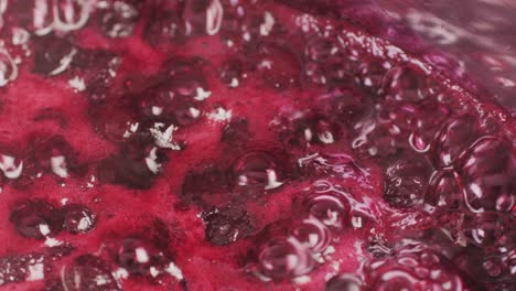 cooking berry jam