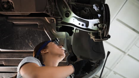 mechanic in the workshop