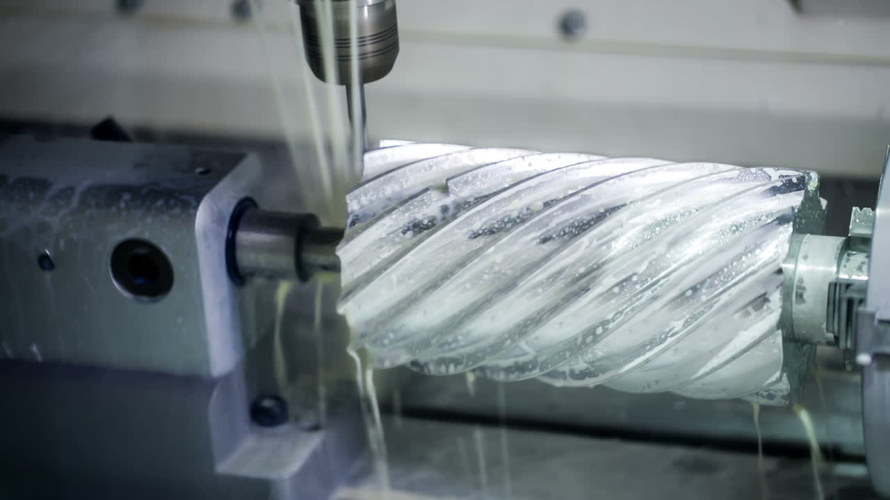 금속 가공 cnc 밀링 머신.