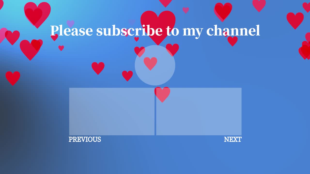 마크 그라데이션 입자, 엔드 카드, 엔딩 스크린, 모션 그래픽