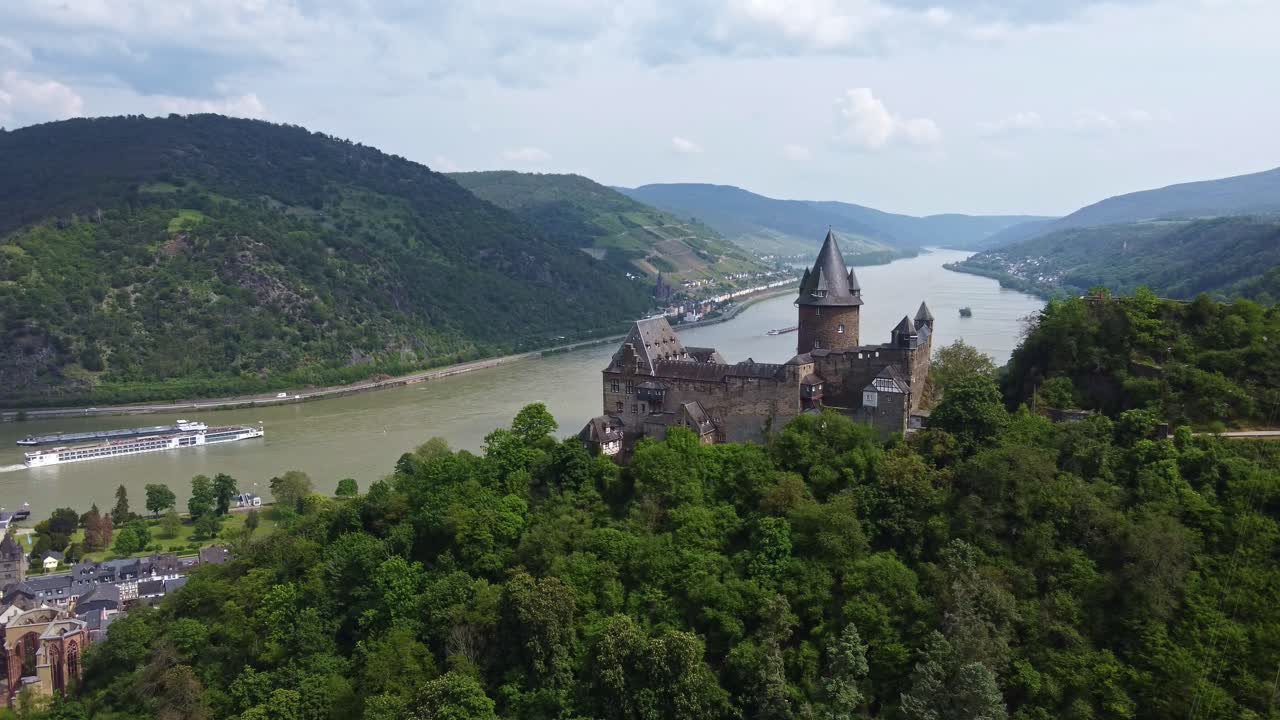 Pfalzgrafenstein Castle on the Rhine River, Germany