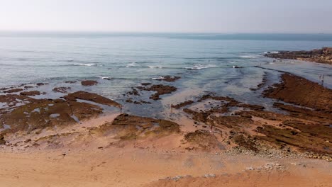 portugal, praia de sao pedro do estoril beach in autumn