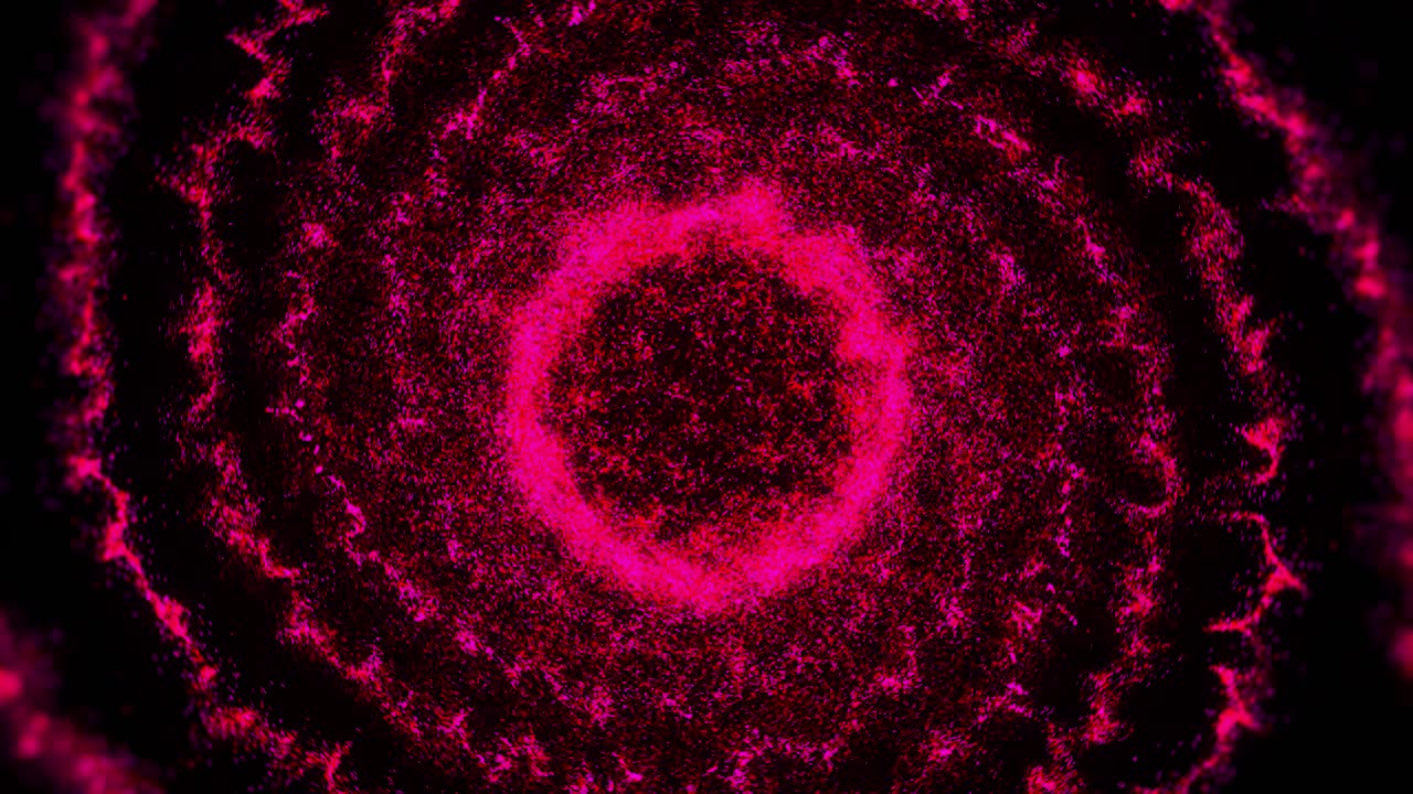 Abstract Pink Particle Vortex