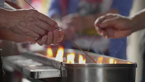 Lighting-Incense-Stick-Taipei