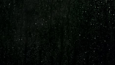 rain on a dark window