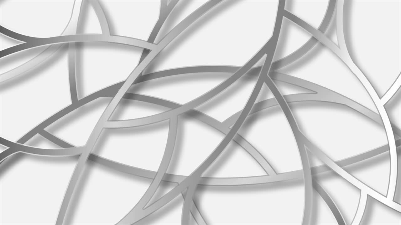 Silver metallic wavy grid pattern abstract tech motion background