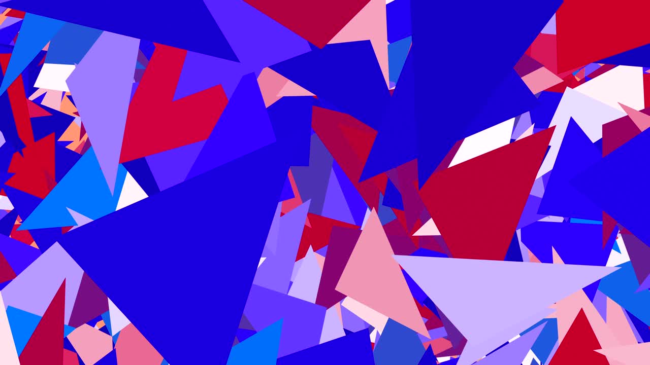 fondo de triángulos abstractos en azul