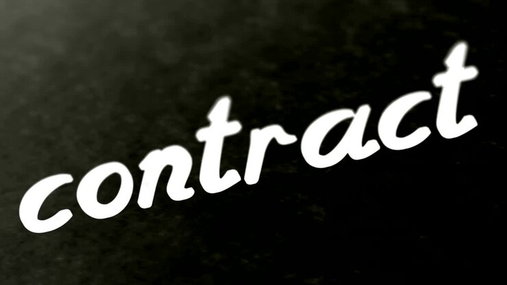 "contract" on the page. Looping footage has 4K resolution.