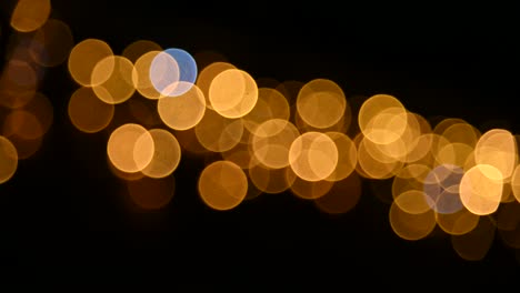 golden christmas lights bokeh background