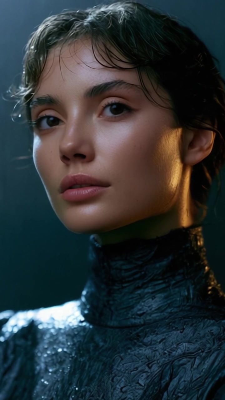 Astonishing Transformation of a Model in Stunning Lighting: Capturing Emotions Through a Portrait Series, Showcasing Confidence and Beauty in Every Frame.