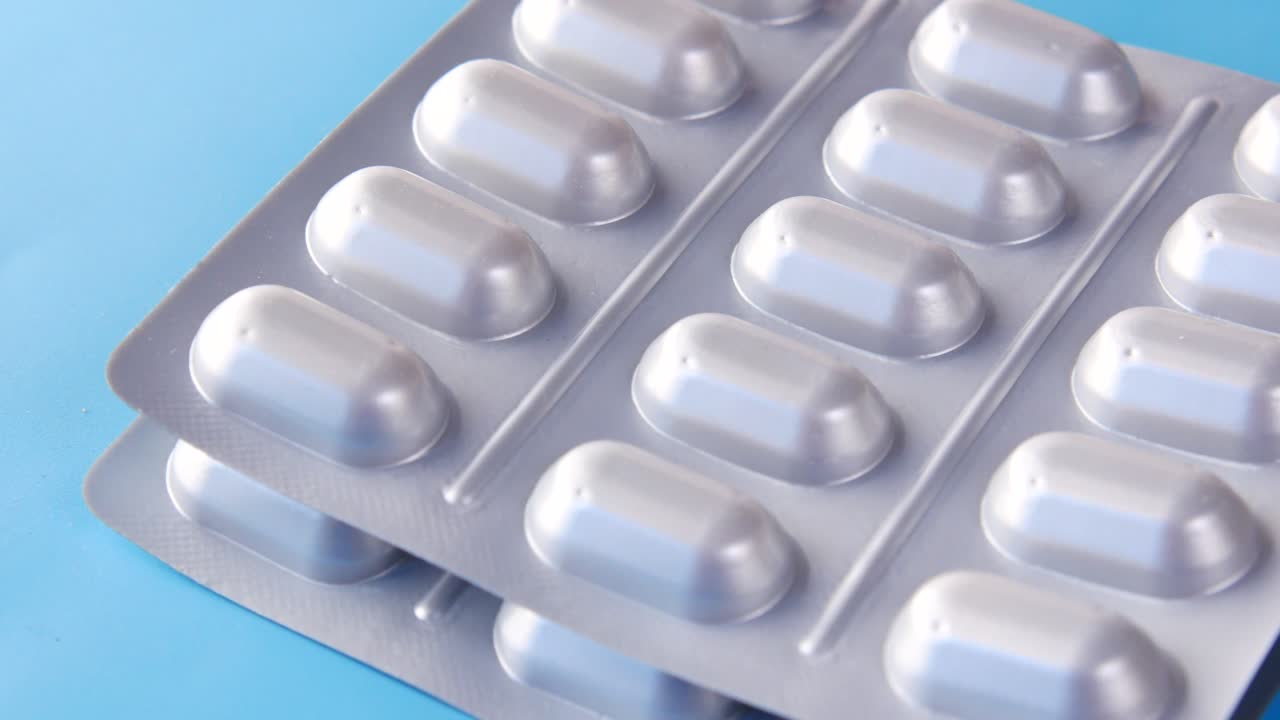 약의 블리스터 패키지