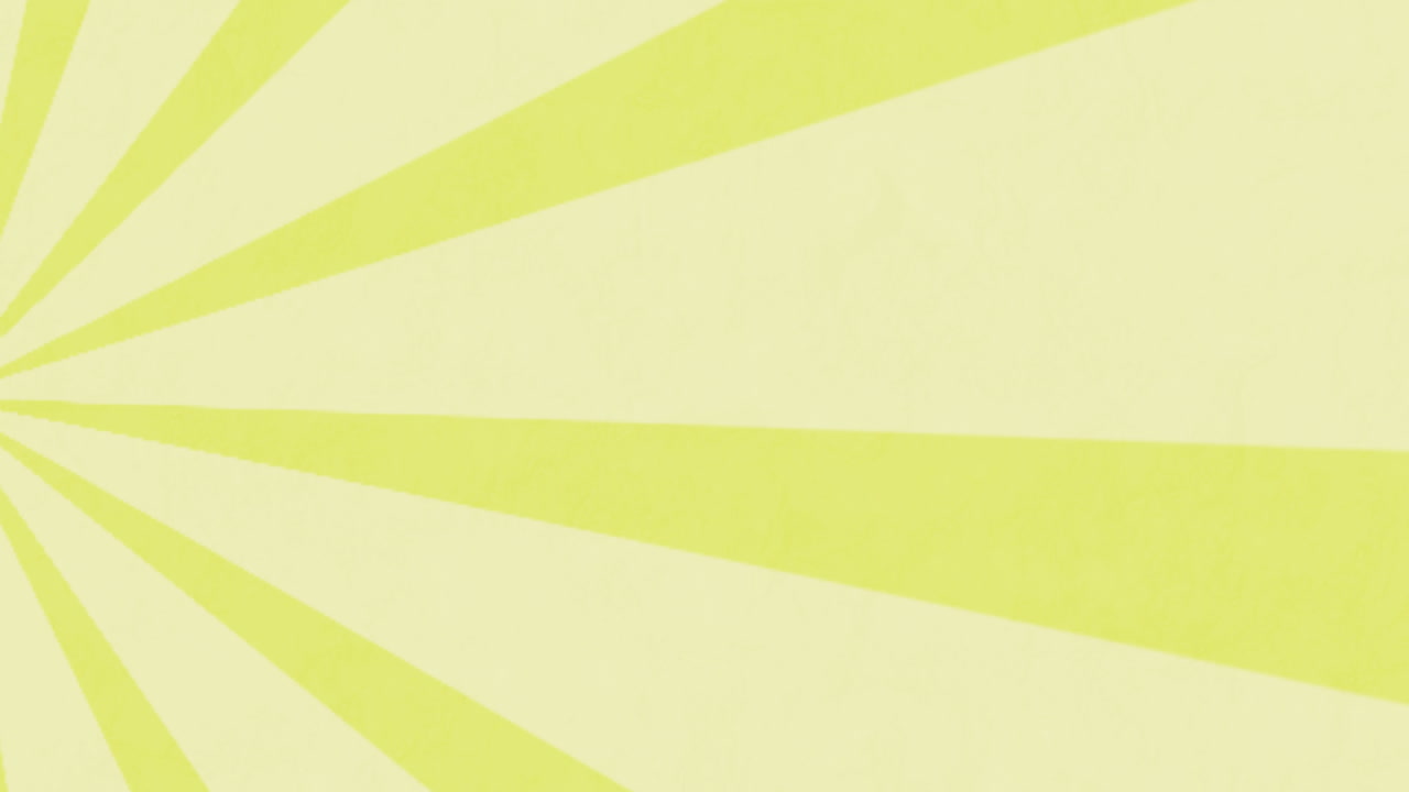 Stripes rotating and moving against yellow background
