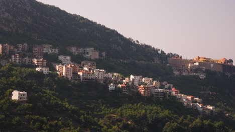 Panorama-Del-Paisaje-Montañoso-En-Syr-El-Danniyeh,-Líbano