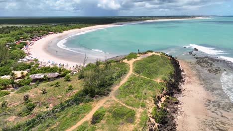 Paisaje-De-Playa-En-Sao-Miguel-Do-Gostoso-En-Rio-Grande-Do-Norte-Brasil