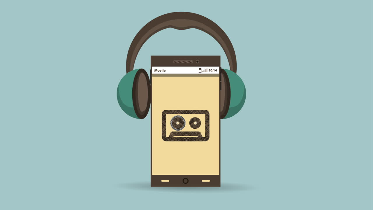 오디오 아이콘 디자인, 비디오 애니메이션