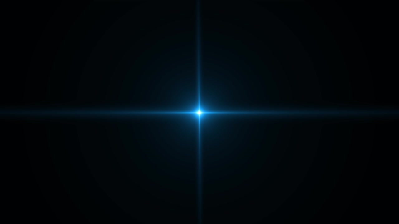 Smuk stjerne, optisk flare, lysstråle-flare, lysstråle, stjerneblinkende lyseffekt