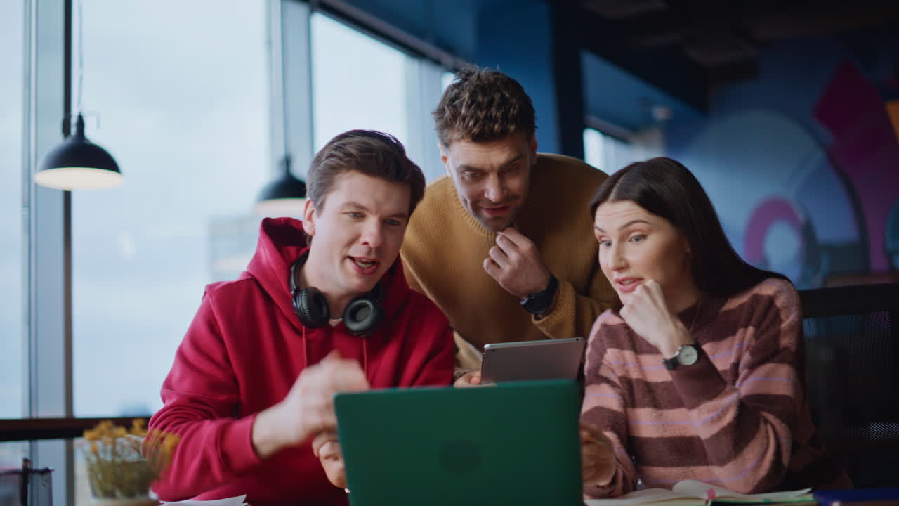 Team Collaborating in Office