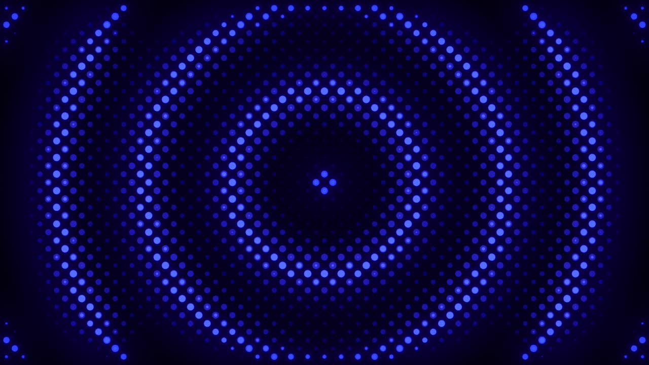 fondo de bucle azul con luz de led incandescente