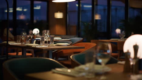 Woman-waiting-date-restaurant-at-evening.-Young-lady-sitting-alone-in-hotel-bar.